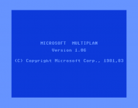 Microsoft Multiplan v1.06-1